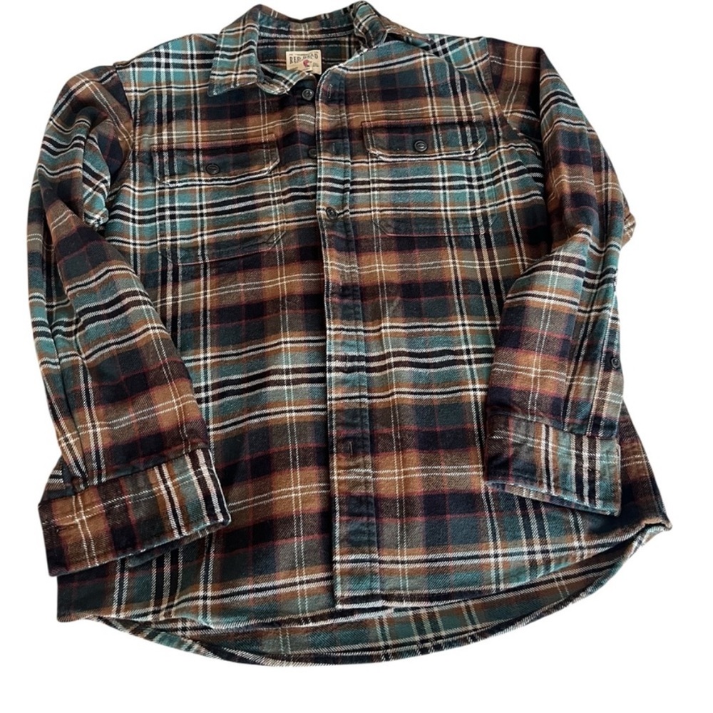 REDHEAD BRAND Thick 100% Plaid Flannel Mens Medium Women’s Schacket